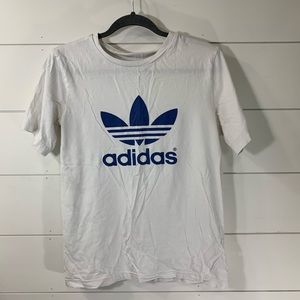 White Adidas T-shirt